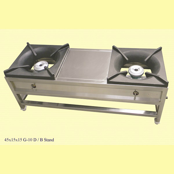 G10 Double Burner Stand Swastik Press Metal Industries